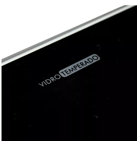 Mesa De Vidro Fogão Agile Glass (Preto e Branco) (45010245)